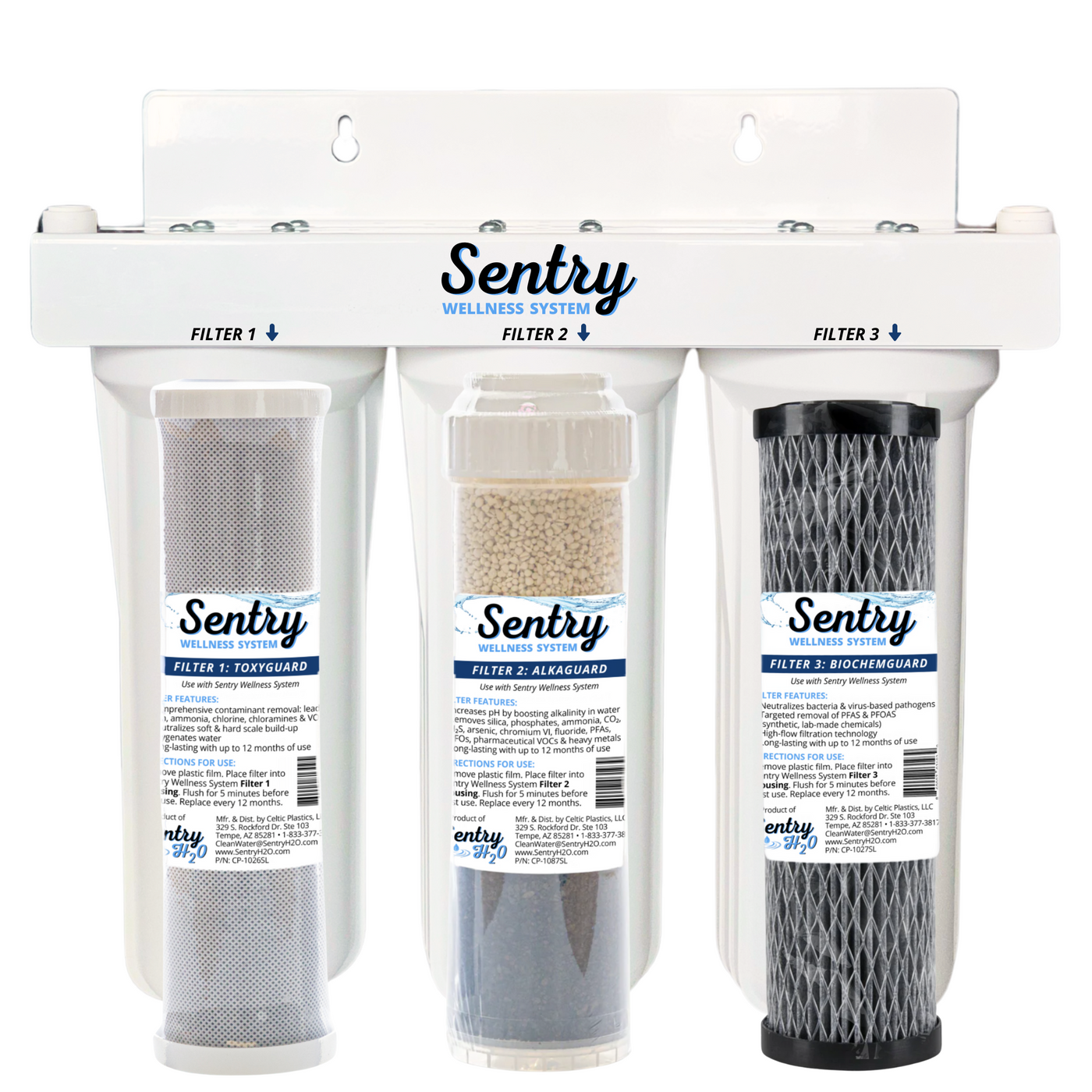 Sentry H2O TriGuard three filter system