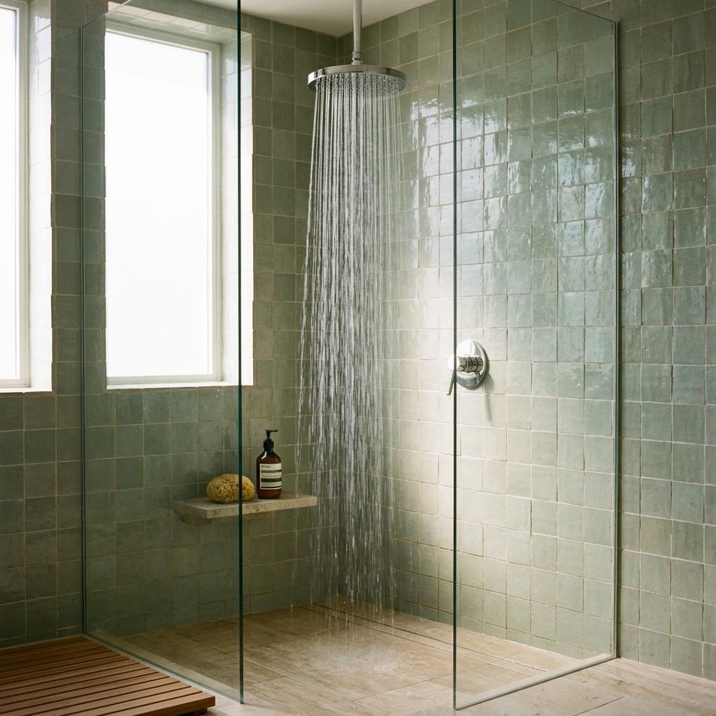 Shower water